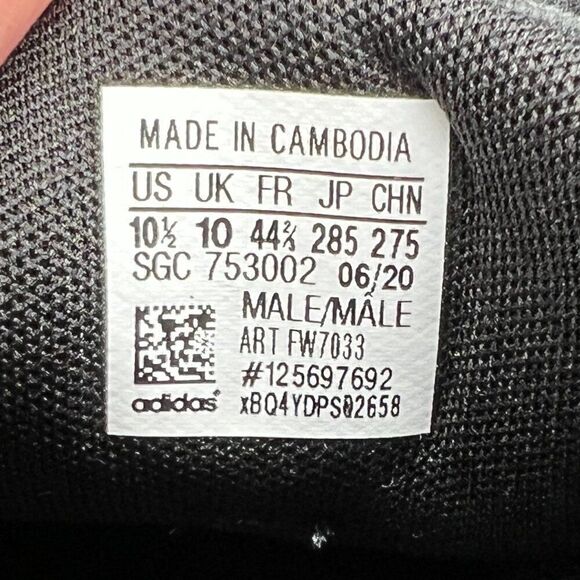 Adidas Daily 4.0 Shoes Mens 10.5 Grey Canvas Low Lace Up Retro Athletic Sneakers - Picture 11 of 11